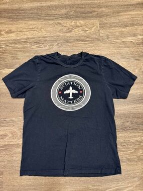Aviation Matters Graphic Tee Airplane Pilot Shirt Fuel Your Passion Black